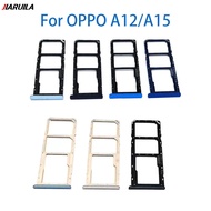Sim Card Tray For Oppo A12 A15 A12S A15S SIM Card Tray Slot Holder Adapter Socket Repair Parts