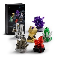 Nifeliz Geology Rock Collection Building 6 Different Kinds of Gemstone Model Toys for Adults 616 PCS