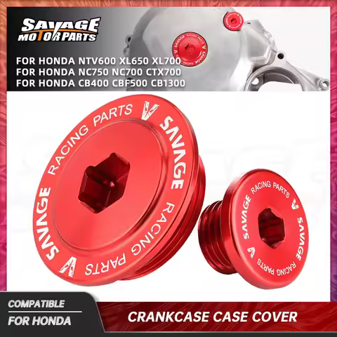 Engine Crankcase Cover Straight Screw For Honda CB 400 SF/SB 500 1300 NC750 700 X/S CTX700 Transalp 