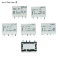 loveshopping1 5pcs dc 5v smd g6k-2f-y signal relay 8pin for omron relay  MY