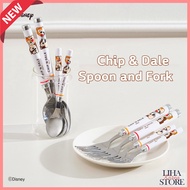 Disney Chip&amp;Dale(Chip and Dale)(Chip n Dale)Stainless Spoon Stainless Fork T-Spoon T-Fork/Chip&amp;Dale tableware/butter knife/knife