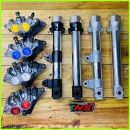 ◹ ❃ ♒ Lighten Front Shock Xrm + Formula 8.1 caliper (220mm disc) - Xrm110, 115, 125, Rs125