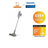 PHILIPS Cordless Vacuum 2000 Series – XC2011/61, Lightweight 1.5kg, LED Nozzle, 3 Layer Filtration