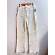 GAP White Jeans Flared Pants