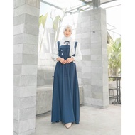 Reyna Gamis | Model Gamis Kancing Depan Terbaru Ukuran Jumbo XXL