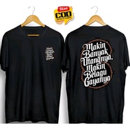 KATUN Screen-printed t-shirts, even though, even though the back, unisex distro t-shirts, cotton, co