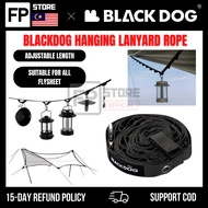 [ COD READY STOCK ] BLACKDOG Flysheet Hanging Rope Adjustable Length Outdoor Camping Canopy Hanger Tarp Hang Tali kanopi