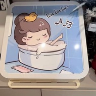 浴室壁畫收納櫃 折疊儲物箱 衛生間掛畫收納置物架 免打孔衣服收納盒（平行進口）（快遞送貨上門）