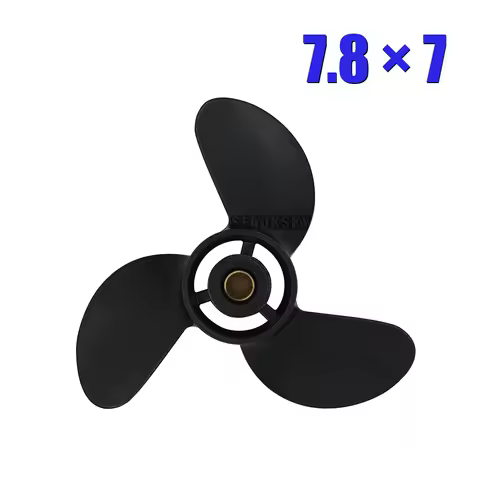7.8 x 7 Aluminum Alloy Boat Engine Propeller For Tohatsu Mercury 4/5/6HP Boat Motor 3R1B645141 / 48-