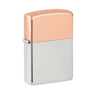 【ZIPPO官方旗艦店】純銅純銀雙金屬防風打火機 48695