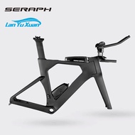 ▷Carbon frame triathlon Time bike Carbon trial time Flat Mount disc brake Bicycle part BB386 70`hS: