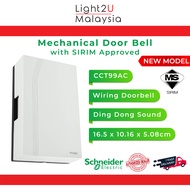 Schneider Mechanical Ding Dong Door Bell Chime 99ACWE / CCT99AC || Doorbells