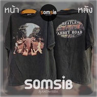 The Beatles Faded Shirt-ABBEY ROAD