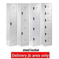 Steel Locker jbsteel locker  almari pakaian Besi jbhostel locker jb almari baju asrama jb