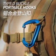 Aluminium Alloy Carabiner Aluminium Penerbangan Kekuatan Tinggi 7075 Bahan Mendaki Quickdraw Hammock
