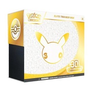 新箱識 🌟9月新貨🌟 現貨 全新 美版 遊戲卡 Pokemon TCG 美版 30th Celebration Elite Trainer Box - ME: 30th Celebration 30週