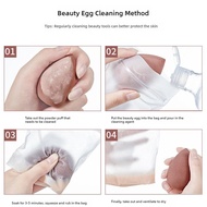 12-piece Powder Puff Set Beauty Egg Sponge Air Cushion Not And Does Makeup Powder Use Dual U4h0