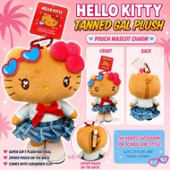 Hello Kitty Gyaru  Mascot Keychain Pouch Sanrio Heisei Kogyaru Plush Japan New