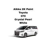 Aikka 2K Paint 070 Toyota Alphard Crystal Pearl White