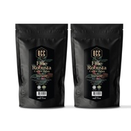 2 X BCC Fine Roasted Robusta Coffee Beans 500gm + FREE 4 sachets BCC White Coffee 3 in 1 (No Sugar)