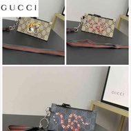 CC Bag Gucci_ Bag LV_Bags 523903 REAL LEATHER Compact Long Wallets Chain Wallet Pouches Key Card Holders Phone Cases PURSE CLUTCHES EVENING K57N Q3AB