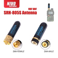 High Gain SMA Female Antenna SRH805S Dual Band UHF/VHF Antenna for Baofeng UV-5R BF-888S UV-82 Walki