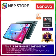 Lenovo Tab P11 5G TB-J607Z ZA8Y0077MY 11'' 2K Modernist Teal ( Snapdragon 750G, 8GB, 256GB UFS, 5G, Android )