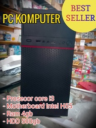 Barang baru Komputer PC core i3 Packing kayu aman