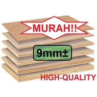 9mm Plywood Papan Kayu Timber Panel Wood Board Sheet DIY 9mm