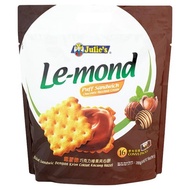 Julie s Le-mond Chocalate Hazelnut Cream Puff Sandwich 16 Convi-Packs 288g