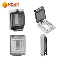 Risin Waterproof Window Cover 2-18P Distribution Box Window Circuit Breaker Transparent Instrument L