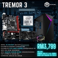 Techtonic Budget Gaming PC Package - Intel i5-10400F / Gigabyte GTX 1660 Super / 8GB RAM / 256GB NVME (FREE GIFT)