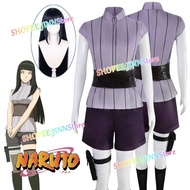 - JINN - Hinata Uzumaki Uniforms Wig Set NARUTO Hyuga Hinata Cosplay Costume Carnival Party Costumes