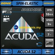 Donic Acuda S2 Spin-Elastic Inverted Table Tennis Rubber Getah Ping Pong Made In Germany ITTF Approv