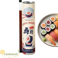 WISDOM Sushi Push Box, Sealed Thickened Sushi Packaging Box,  Food Grade with Lid Sushi Storage Pape