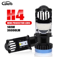 ไฟหน้า P10 2ชิ้น H7 H11 Canbus H4 P10 LED ไฟหน้ารถเลนส์ขนาดเล็ก6500K H4 8000LM IP67กันน้ำ H8 H9หลอดไ