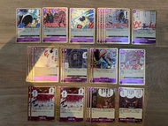 One Piece 卡牌 紫deck 事件卡 eb01-038 op03-072 op05-077 op06-078 op07-076 op08-076 op09-078 op09-079 op10-