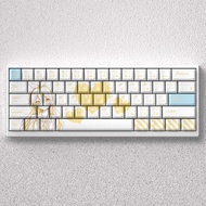 Kirisaki Chitoge Keycaps Cherry Profile PBT Fivesided Dye Sublimation Japanese Keycaps Wooting60 MAD