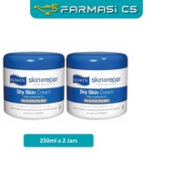 ROSKEN Skin Repair Dry Skin Cream 250ml x 2 Jars (TWIN) EXP:05/2029 [ Farmasi CS Lotion ]