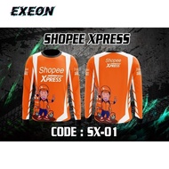 SHOPEE XPRESS long sleeved full 3D printed long sleeved motorcycle sweatshirt size