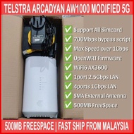 Telstra Arcadyan AW1000 5G Modem AX3600 WiFi6 CPE Router 2.5GBps WAN/LAN