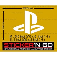 STICKER CUTTING CUSTOM PS2 PS3 PS4 LOGO DESIGN