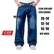 Scena baggy baggy baggy trousers/Men's baggy jeans/Scena long jeans