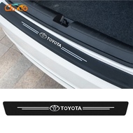 GTIOATO Car Carbon Fiber Trunk Protection Sticker Auto Rear Bumper Protector Sticker Car Accessories