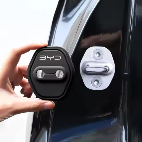 4Pcs Car Door Lock Cover Protector Anti-Rust Sticker For BYD Atto 3 Yuan Plus Song Plus Dolphin Seal