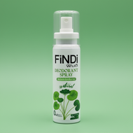 ฟินดิ สเปรย์ระงับกลิ่นกาย สารส้มสกัด ใบบัวบก และส่วนผสมจากธรรมชาติ 100 มล. FiNDi DEODORANT SPRAY 100