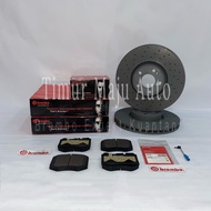 Mercedes C350e W205 E250 E300 W213 Sedan AMG Front Brembo Sort Brake Disc , Pad And Sensor