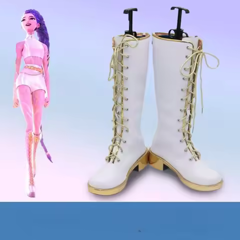 Fulujiacos anime Kpop Demon Hunter Cosplay shoes Rumi Zoey Mira Cosplay shoes Performance Clothes Ha