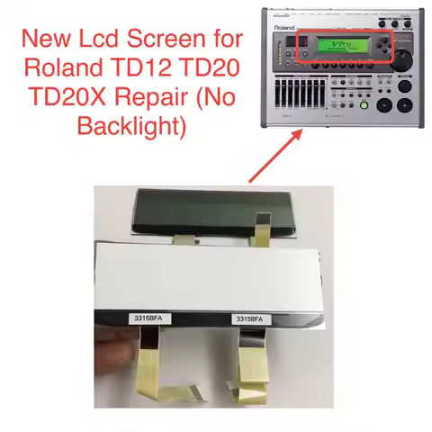 New Lcd Screen for Roland TD12 TD20 TD20X Repair/Replacement Parts