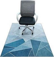SAIKOOWA Office Chair Mat for Hardwood Floor,48"*60" Highly Premium Quality Rolling Office Mat- 3.86